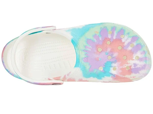 Crocs Fresco, Multi Classic Tie-Dye Graphic Clog Shoes