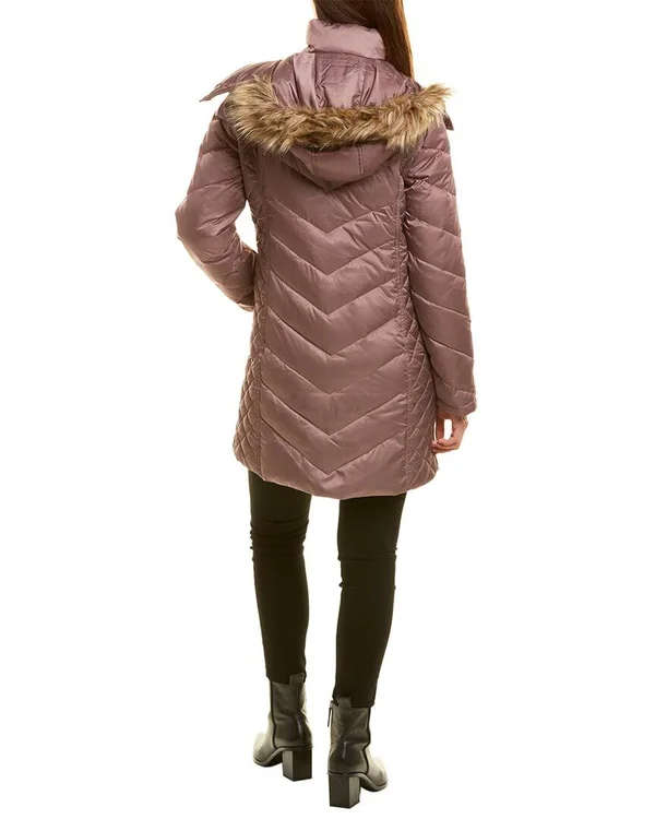 Kenneth Cole Quilted Coat - Xs