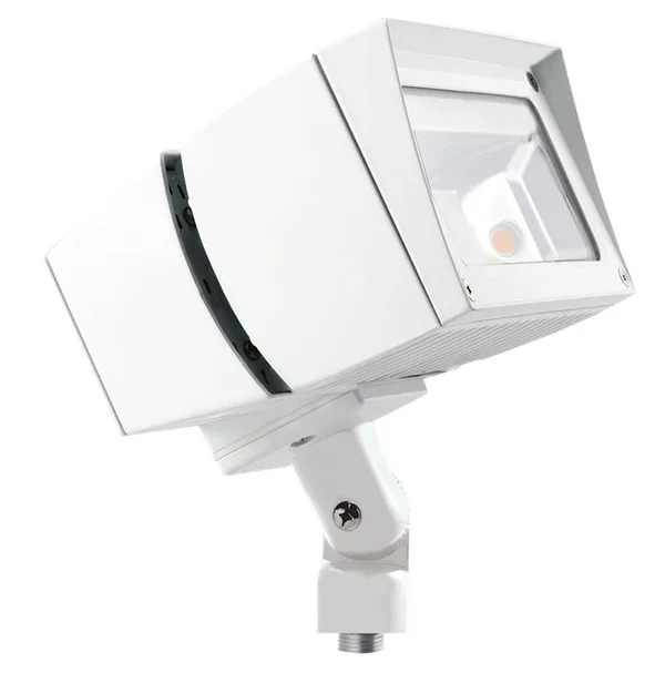 RAB FFLED52NW - Future Flood 52W LED Neutral Arm On-Off 7X6 White