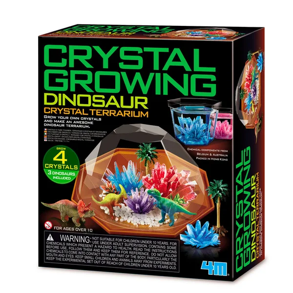 4m 403926 Dino Crystal Terrarium, Mixed Colours
