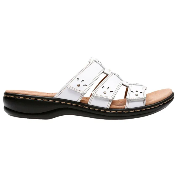 Clarks Leisa Spring Women's Sandals - Size: 6.5, White