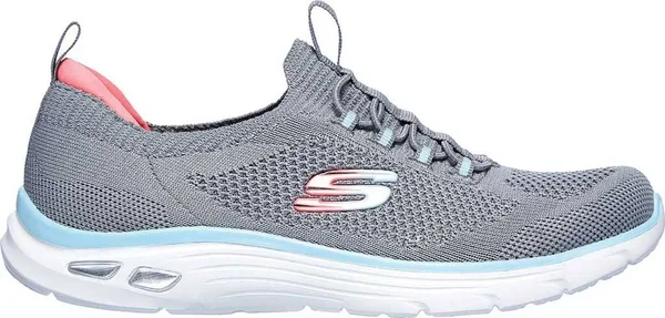 Skechers Women's Empire D&Lux Paradise Sky Sneaker, Gray
