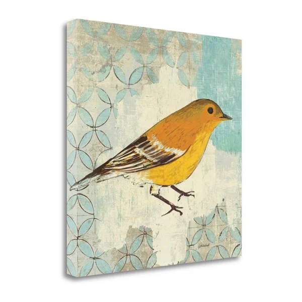 22x22 x 22x22 Pine Warbler by Kathrine Lovell Fine Art Giclee Print