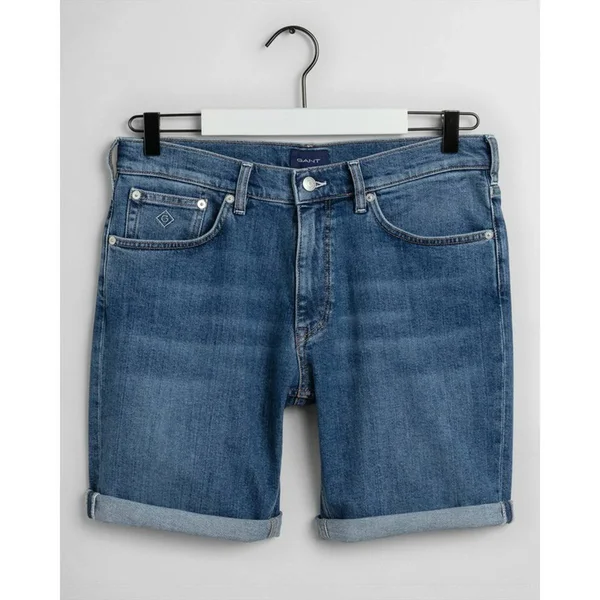 Gant Regular Fit Jean Shorts by GANT - Blue