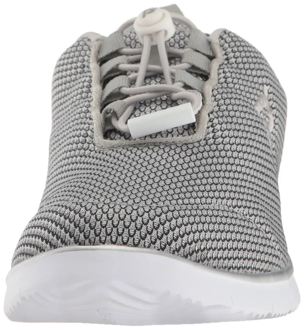 Women's Propet TravelFit Prestige Sneaker - Size: 8.5 B, Silver/Black