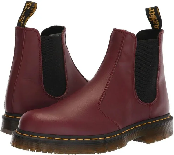 Dr. Martens Work Unisex 2976 Chelsea SR Boot Work Boots, Cherry Red, US Men's 11