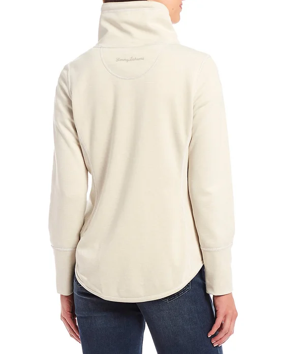 Tommy Bahama Sun Fade Flipside Reversible Full Zip Knit Jacket - Xs
