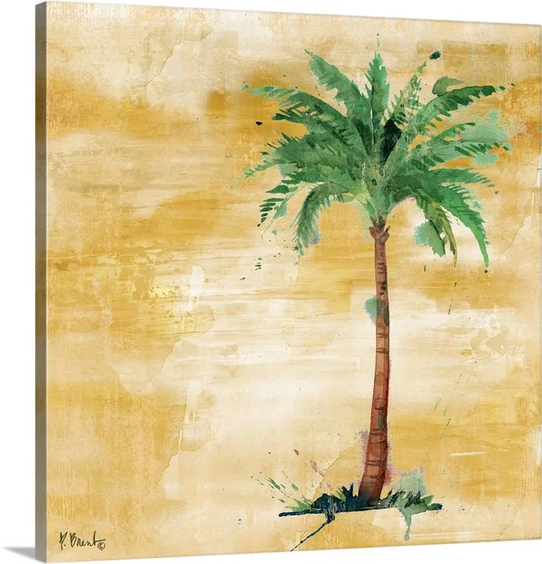 Arianna Palm IV, Canvas Wall Art, 16x16, Great Big Canvas