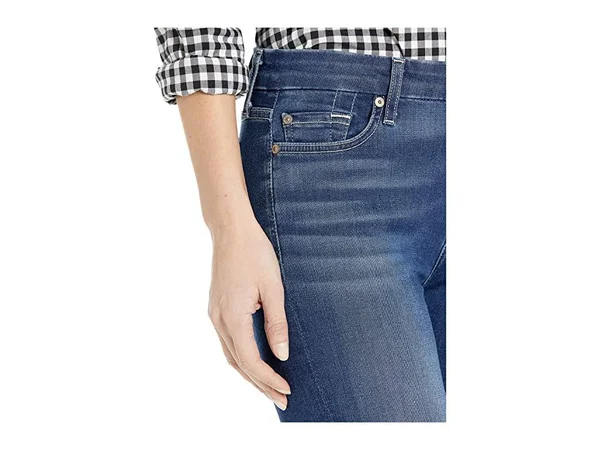7 for All Mankind Womens Blue Skinny Jeans Size 25 - Women's
