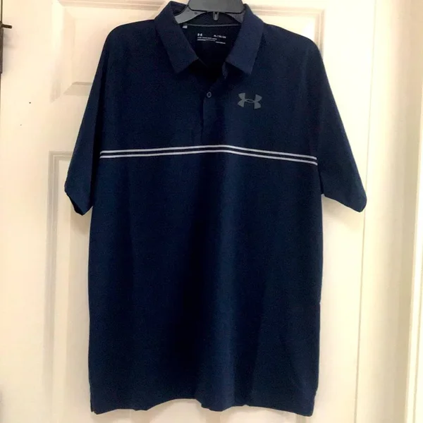 Under Armour Shirts - Under Armour Athleticathleisure Polo, Xl, Nwt!, Color: Blue/Gray, Size: Xl, Missctbq&s Closet
