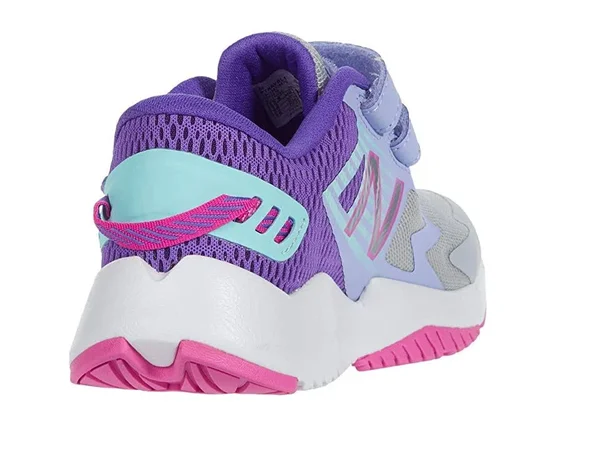 New Balance Kids& Rave Run - Grey/Purple (Size 3 wide)