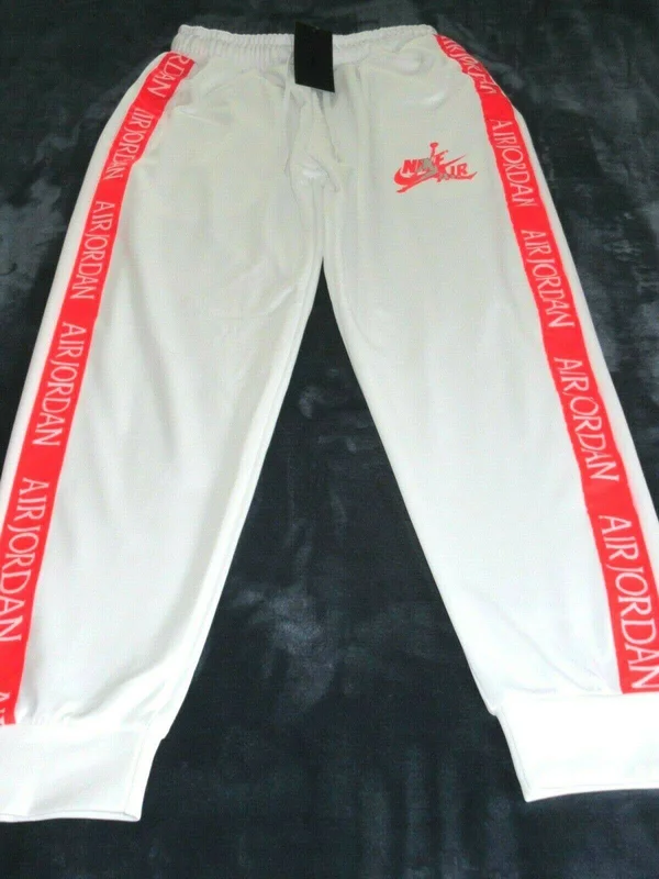 Jordan Mens Jumpman Classic Tricot Warm-Up Pants - White