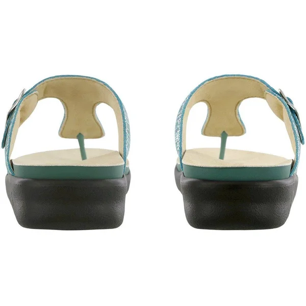 SAS Women's Sanibel Rainbow Teal 10.5 Medium