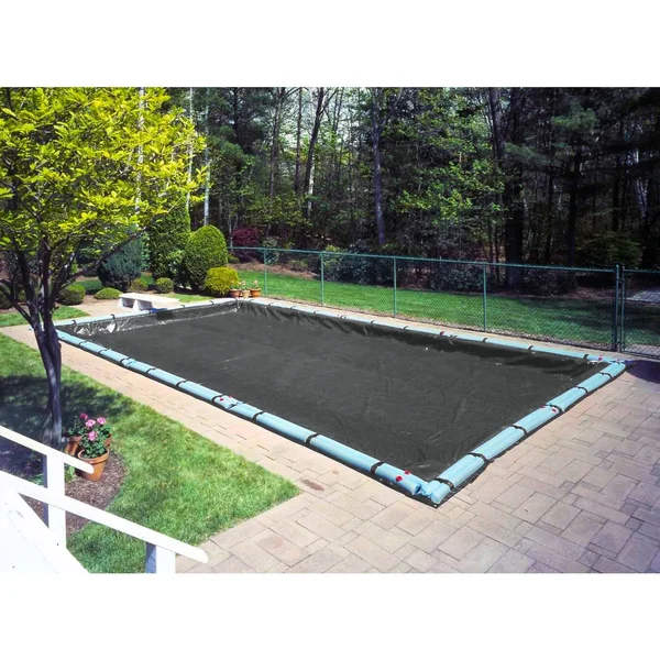 Pool Mate Heavy-Duty Black Mesh 10-Year In-Ground Winter Swimming Pool Cover - 383060R-PM