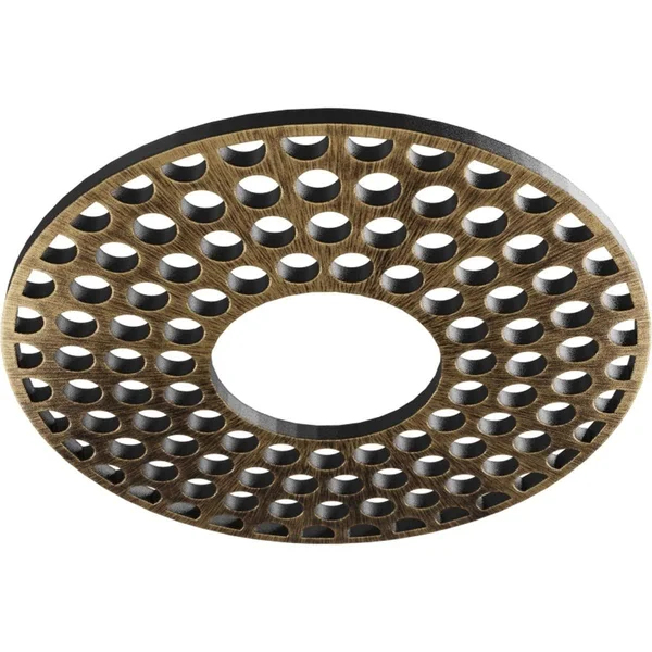 Ekena Millwork CMPP38FFAWS 38x22OD x 13 3/4x22ID x 1x22P Fink Architectural Grade PVC Pierced Ceiling Medallion - Antiqued Warm S