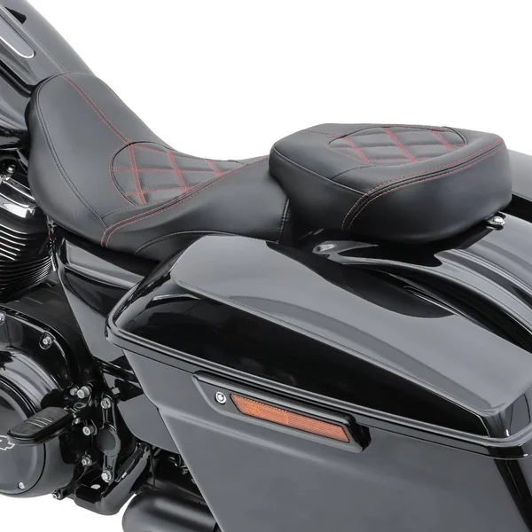 Seat for Harley-Davidson Touring 09-21 Touring Seat Craftride RH3 Black-Red