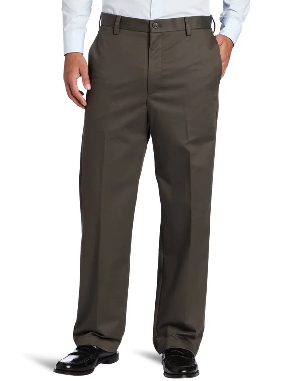 Izod Men's American Chino Flat Front Classic Fit Pant
