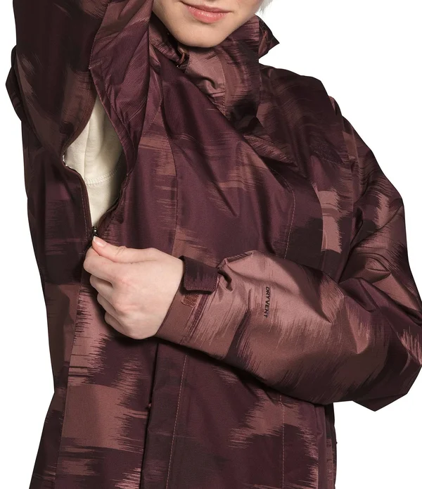 The North Face Venture 2 Jacket - Women's Marron Purple Vapor Ikat Print - L