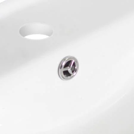 American Imaginations AI-26850 19.5 in. CUPC Oval Undermount Sink Set in Biscuit - Chrome Hardware
