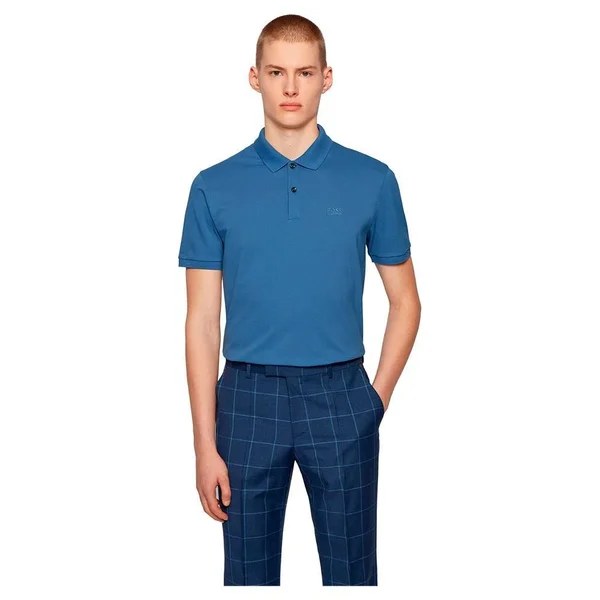 Boss Pallas Polo Shirt in Cadet Blue