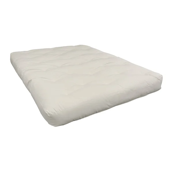 Gold Bond 061200-0150 10x22 Double Foam & Cotton Futon Mattress, Natural, Queen, Brown