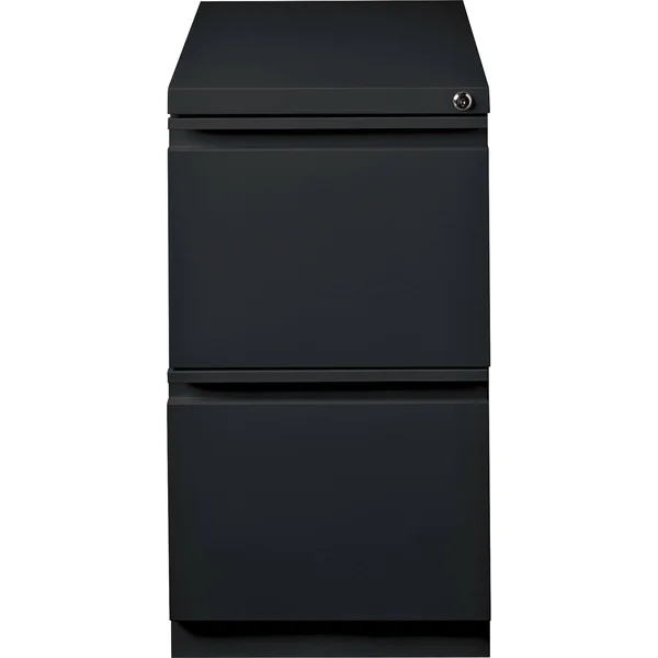 Lorell Mobile File Pedestal, Black