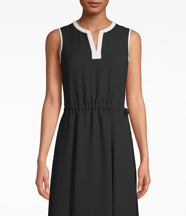 Anne Klein Women's Drawstring Midi Dress