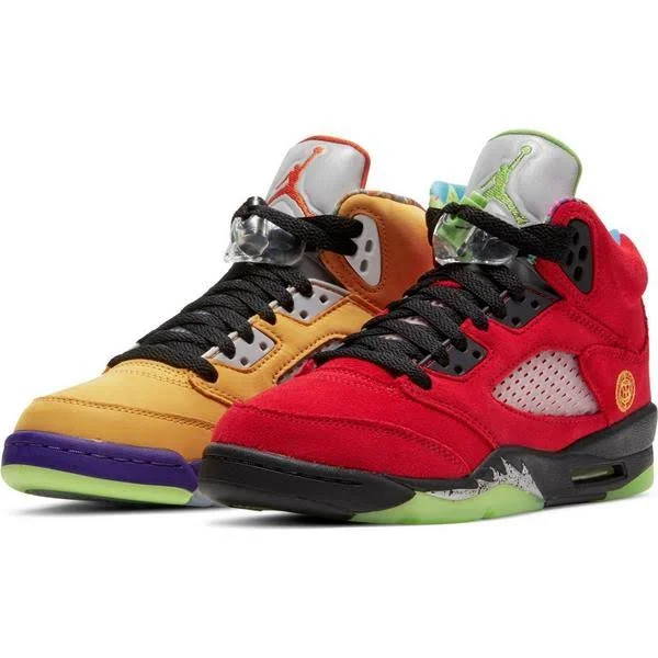 Air Jordan 5 Retro SE GS &What The& Shoes - Size 5Y