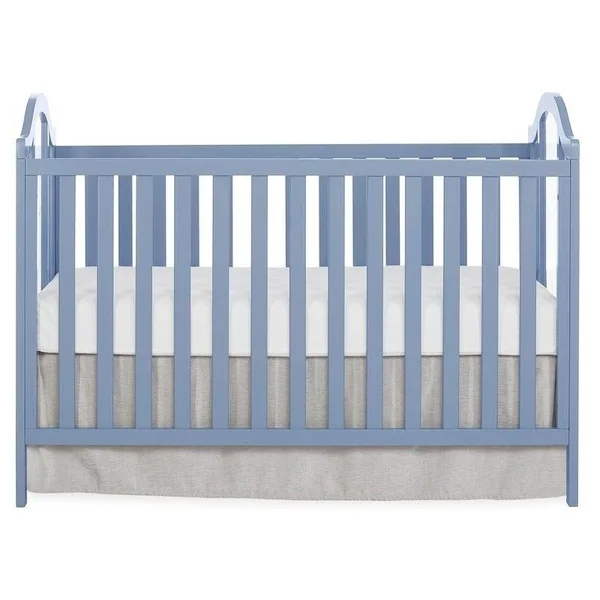 Slumber Baby Ariel Convertible Crib - Dusty Blue