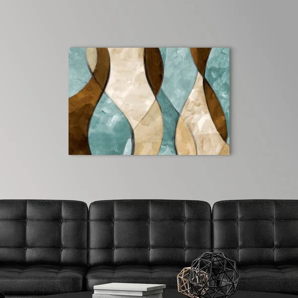 Blue Lyrical I, Canvas Wall Art, 36x24, Great Big Canvas
