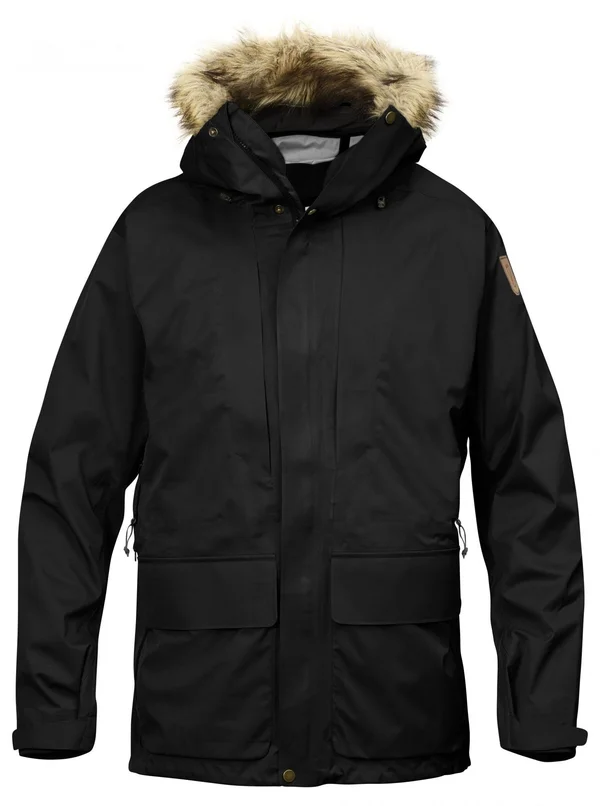 Fjallraven - Men's Keb Eco-Shell Parka, Black, Xs