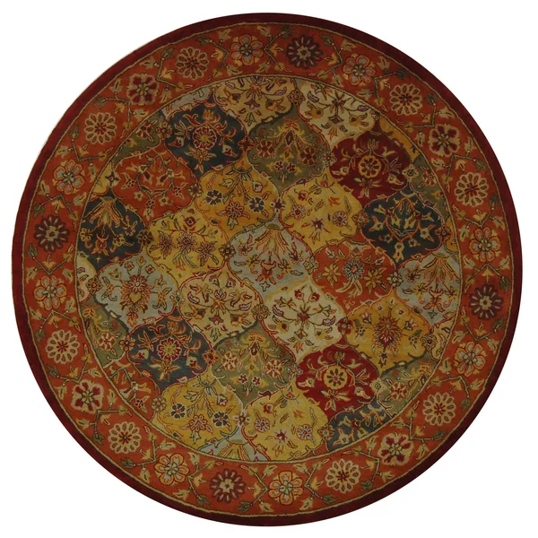 Safavieh Heritage Multi/Red 8 ft. x 8 ft. Round Area Rug