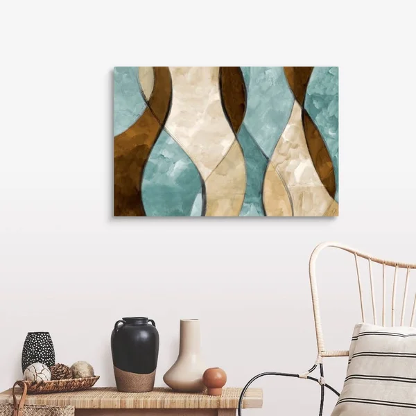 Blue Lyrical I, Canvas Wall Art, 36x24, Great Big Canvas
