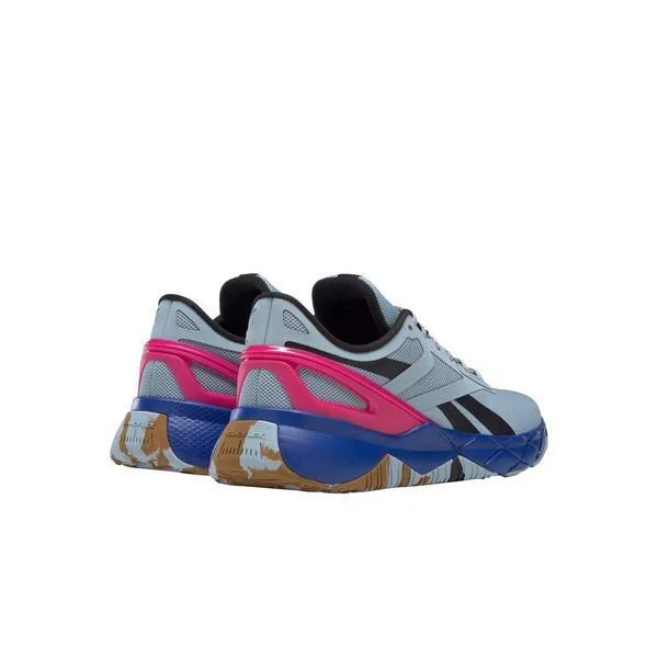 Reebok Nanoflex TR Grey/Pink Women's Training Shoes, Size: 5.5