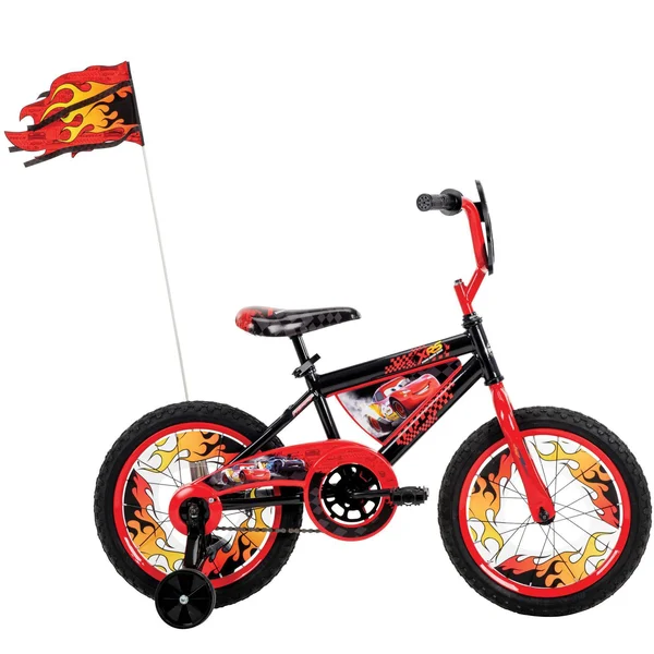 Huffy Cars 16x22 Kids& Bike - Black