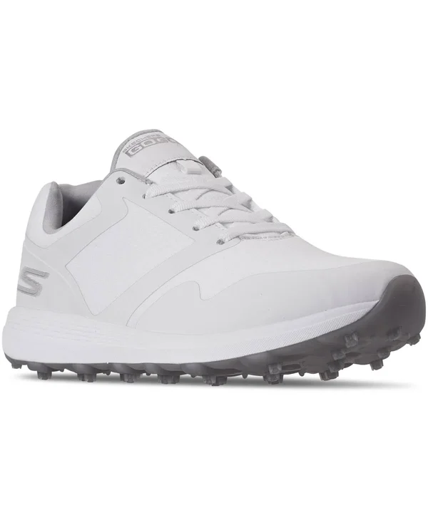 Skechers Women's Go Golf Max - Fade Golf Shoes, White, Gray, 10.0