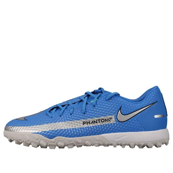 Nike Phantom GT Academy TF Turf &Photo Blue Metallic Silver& CK8470-400 (US Size 10)