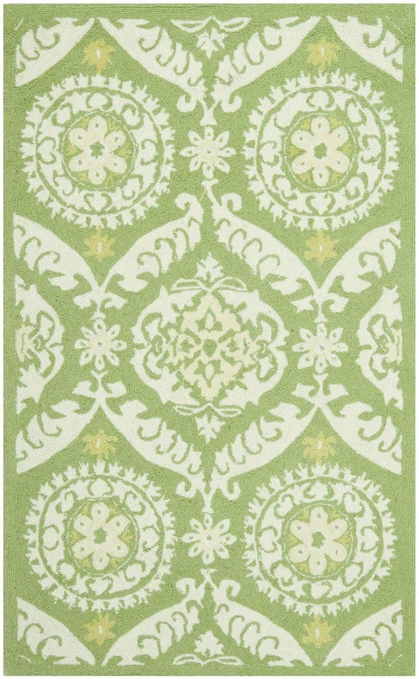 Safavieh Chelsea HK356B 7&9x22 x 9&9x22 Green, Beige Area Rug
