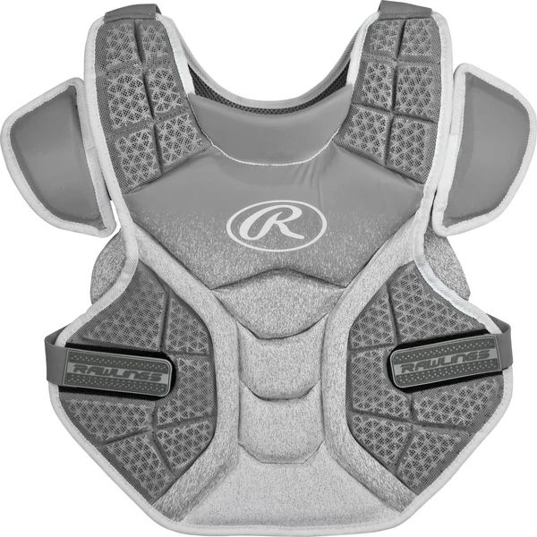 Rawlings Velo Adult Softball Protective Chest PROTECTOR, White