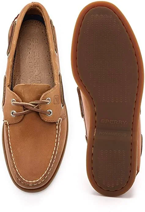 Men's Sperry &Authentic Original& Boat Shoe, Size 8 W - Black