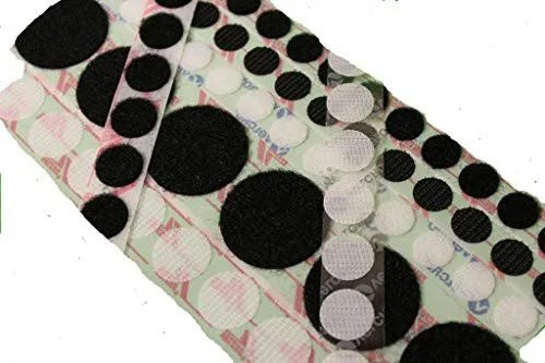 Velcro USA 192277 5/8x22 Loop 1000 VELCOIN with 0172 Adhesive-Black
