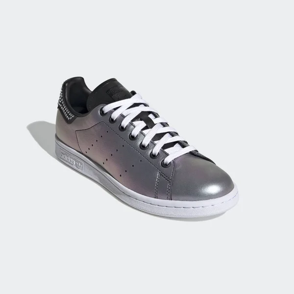 Adidas Originals Women's Stan Smith Sneaker - Black/White/White, 8.5