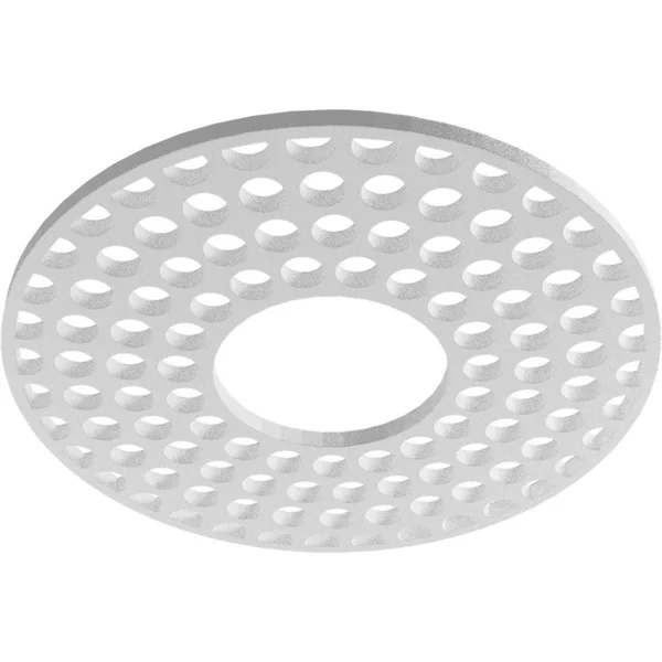 Ekena Millwork CMPP38FFAWS 38x22OD x 13 3/4x22ID x 1x22P Fink Architectural Grade PVC Pierced Ceiling Medallion - Antiqued Warm S