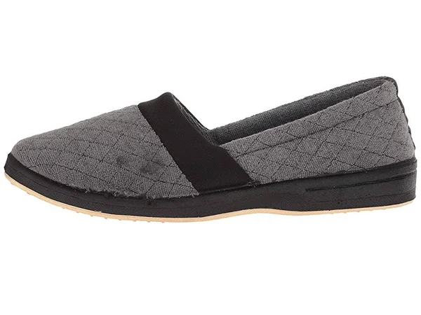 Women's Foamtreads Coddels All Season Slip on Slippers-Wide Black