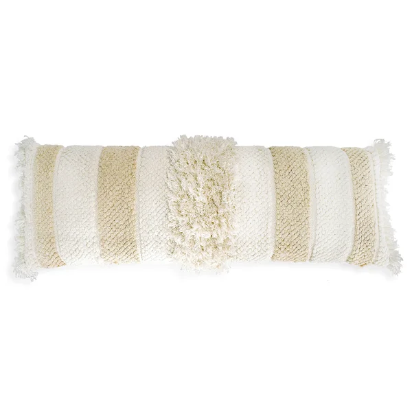Navia Large Throw Pillow in Off White - Poly & Bark