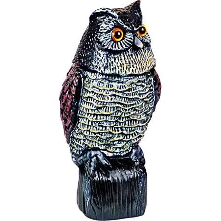 Easy Gardener 8011 Wind Action Garden Defense Owl - Size: One Size