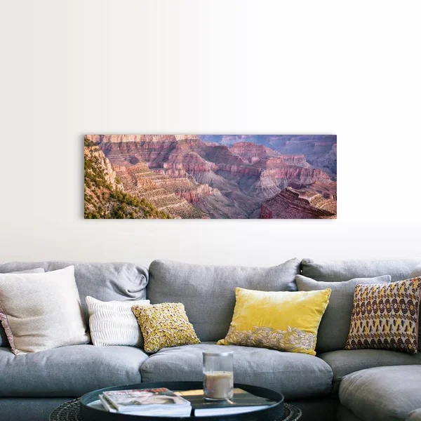 Panoramic View of Canyon from Grandview Point, Grand Canyon National Park, Arizona, Canvas Wall Art, 60x20, Great Big Canvas