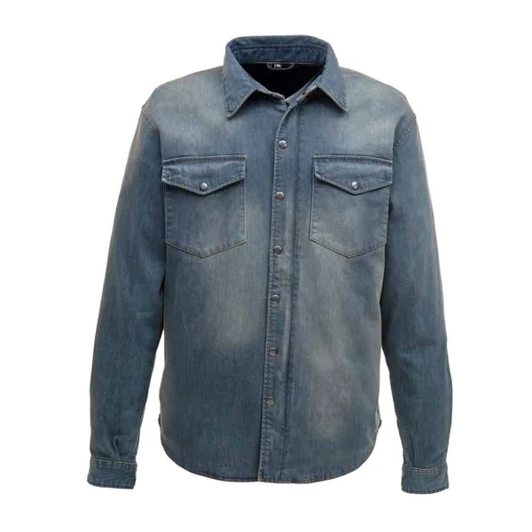 Road Armor Men's Tuff Denim Shirt - 4XL - Light Blue; Coverage: Impact Areas