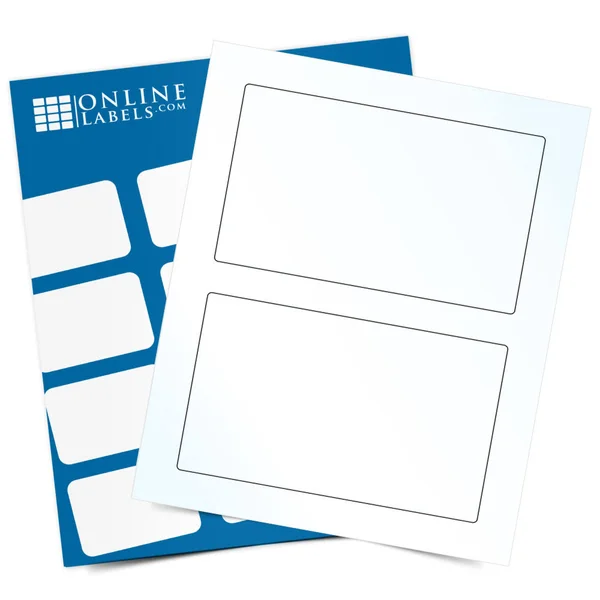 6.75x22 x 4.25x22 Priority Mail Labels, 100 Sheets, Clear Gloss Laser
