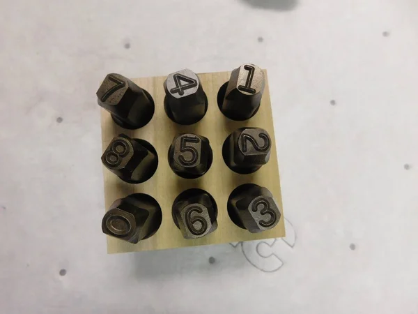 C.H. Hanson 25661 Number Set - 3/8 in. H, steel